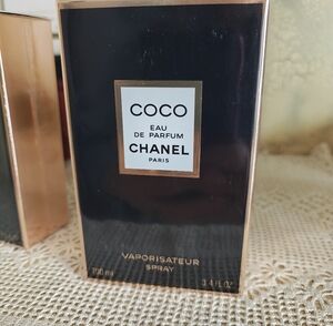 CHANEL Coco Eau de Parfum in Black and Gold 3.4 Oz New Factory Sealed